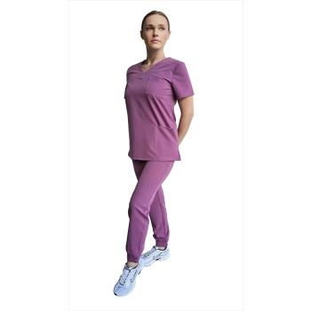 Komplet medyczny winogronowy casual premium roz. XL